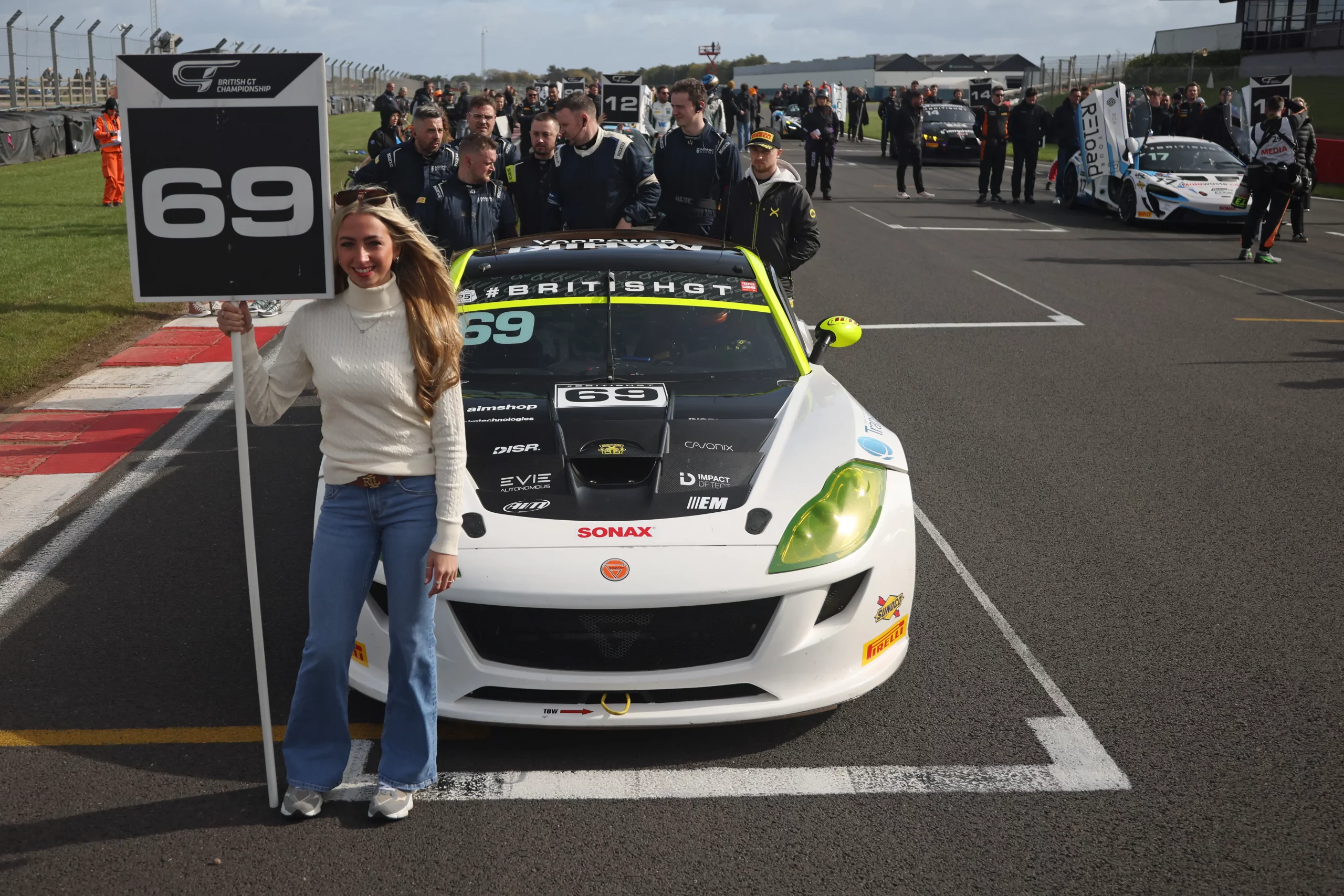 Lotus Emira GT4 Oulton Park Testing for British GT 2024