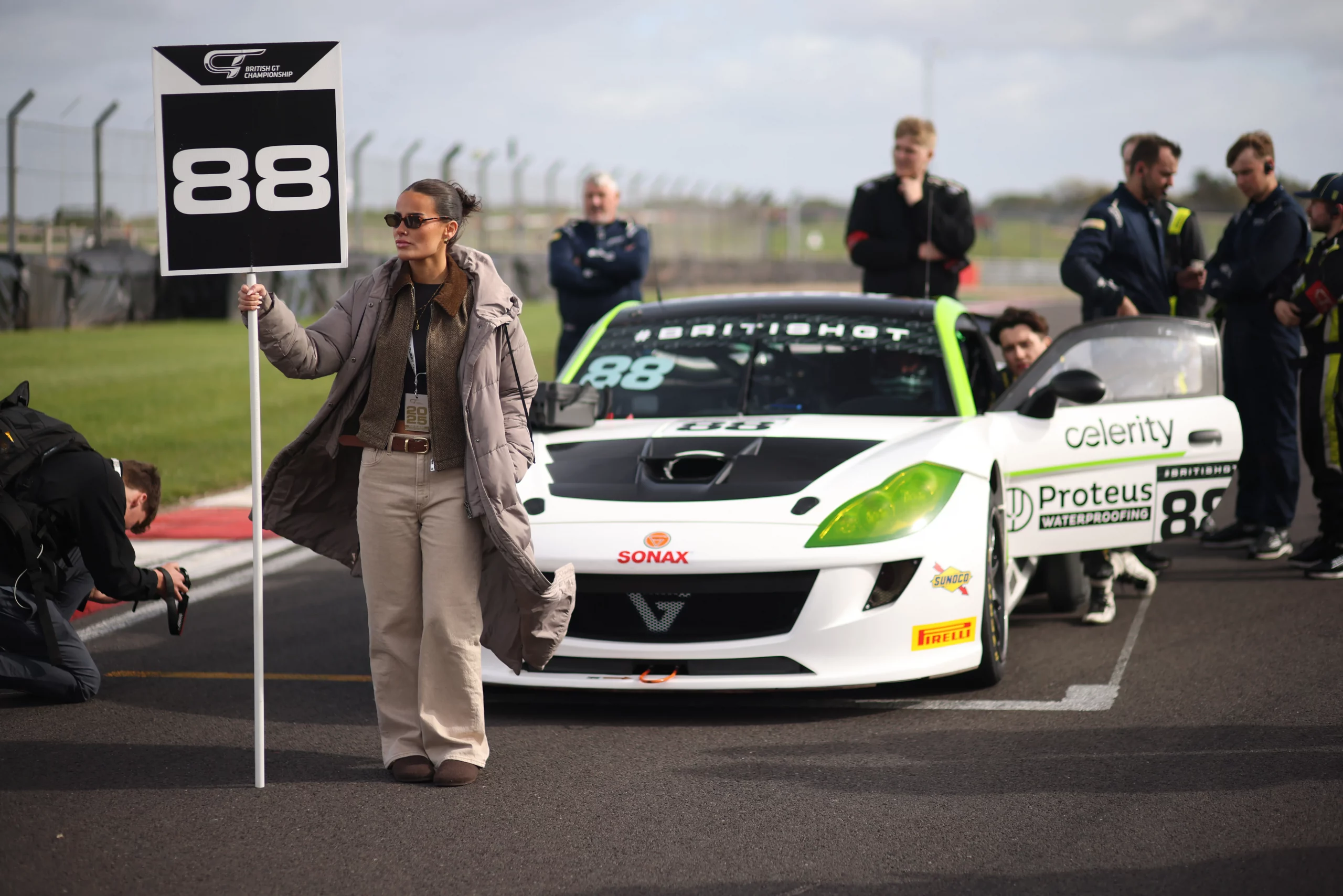Lotus Emira GT4 Oulton Park Testing for British GT 2024