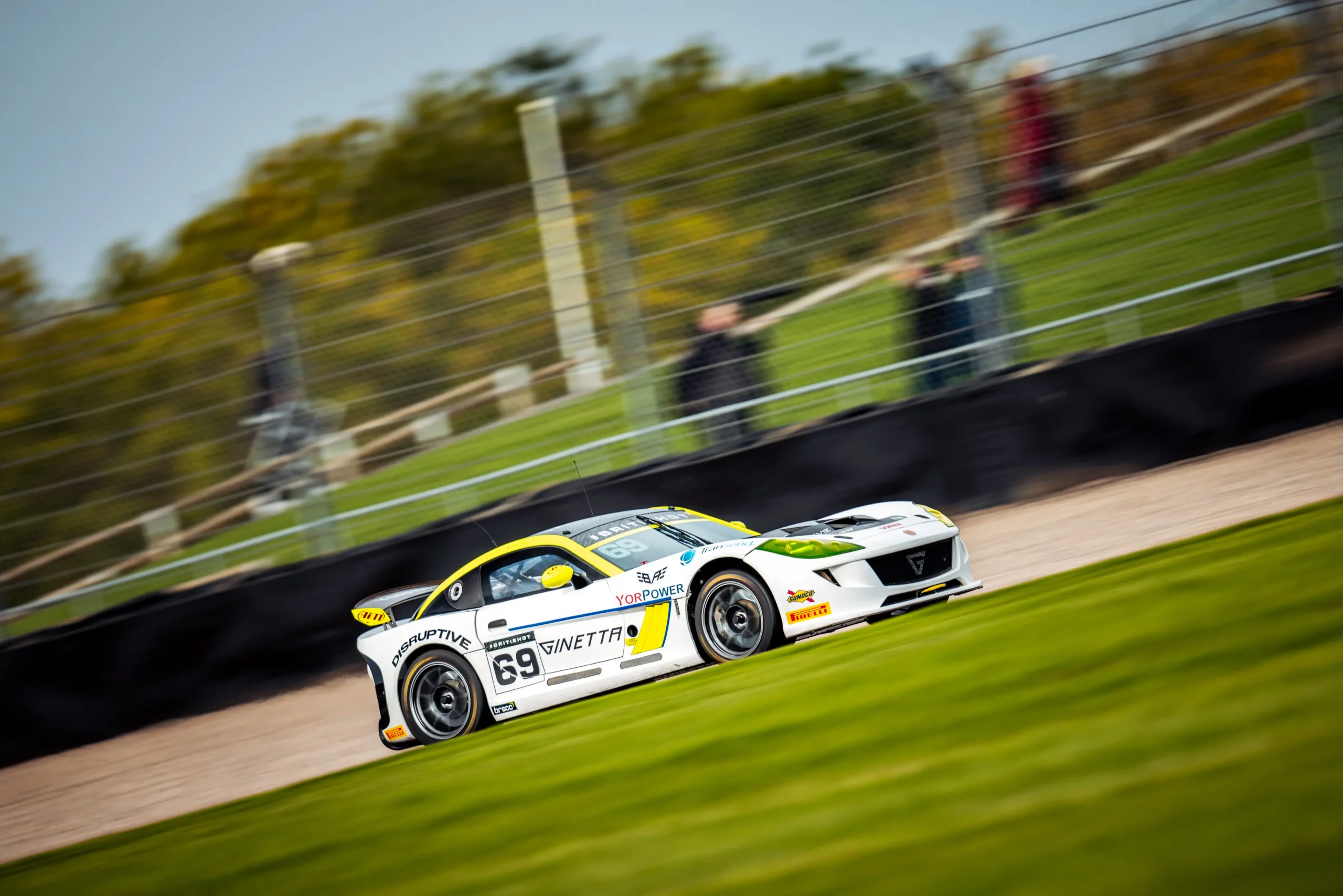 Lotus Emira GT4 Oulton Park Testing for British GT 2024