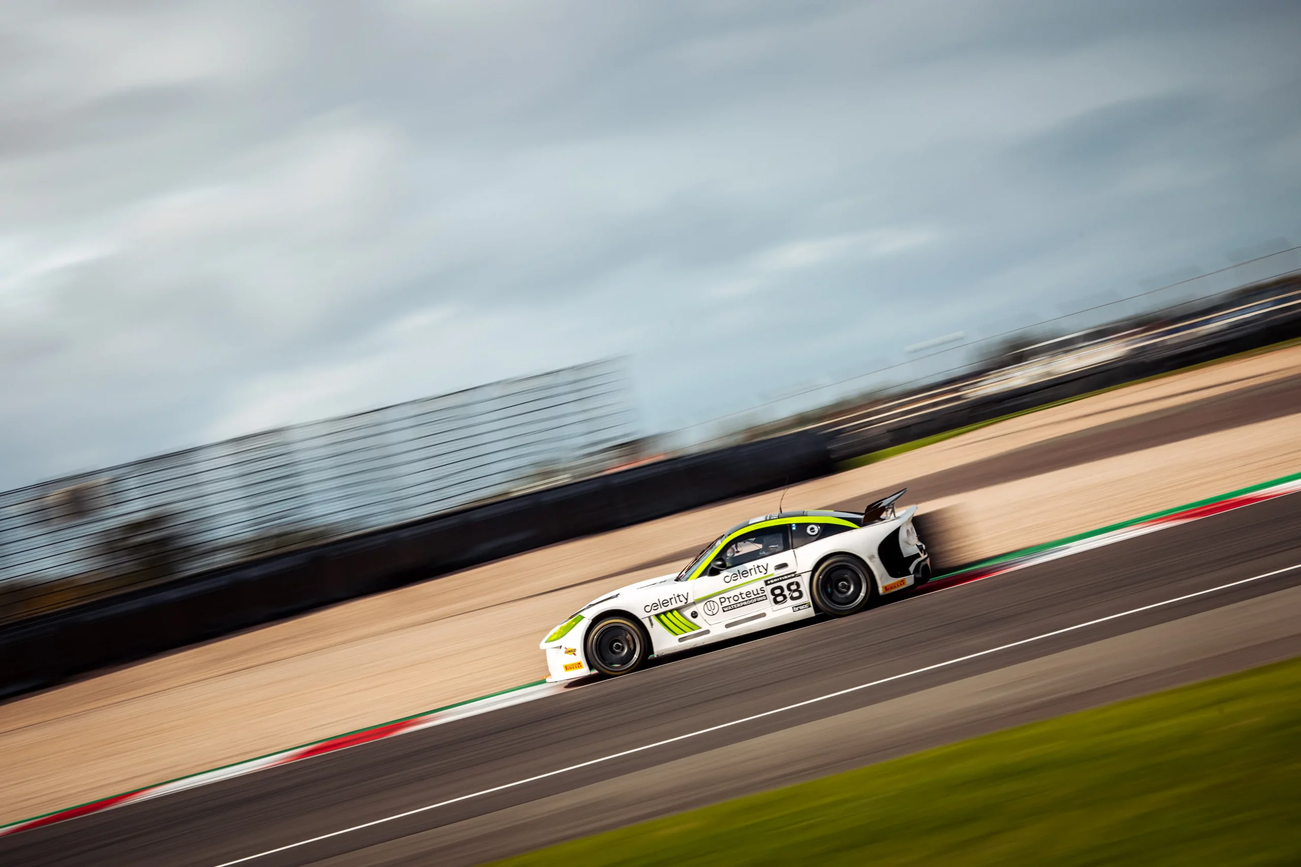 Lotus Emira GT4 Oulton Park Testing for British GT 2024